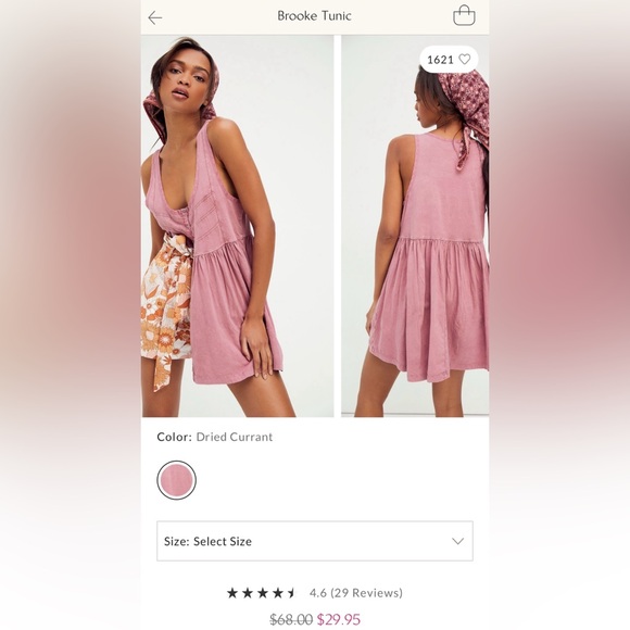 Free People Brooke Tunic “FREE Gift W/purchase” - Picture 4 of 4